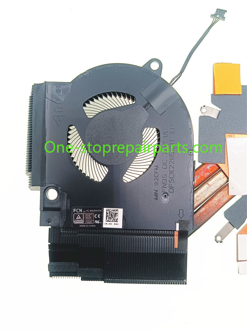 CPU GPU Cooling Fan Heastsink Assemble For Dell G15 5510 5511 5515 5520 5521 5525 Radiator Fan Module 0JPVVG 05YW78 0CD2W3 0C6FY4 060XK7 08J8F5 0Y5MJD 0XF50C 0G7V1F 01FM26 0V1KC2 Dell laptop repair parts