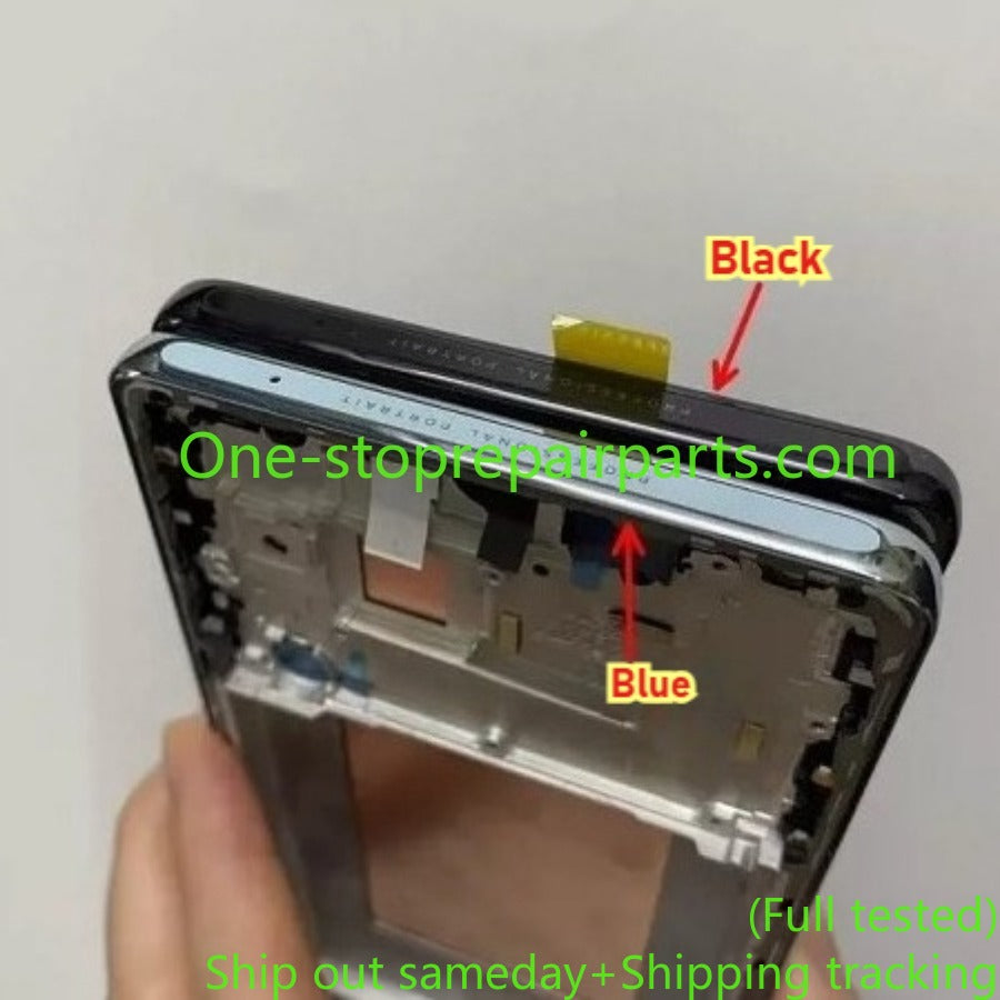 LCD Touch screen assermbly for VIVO V30 V2318 5G overseas version of the LCD screen assembly with frame