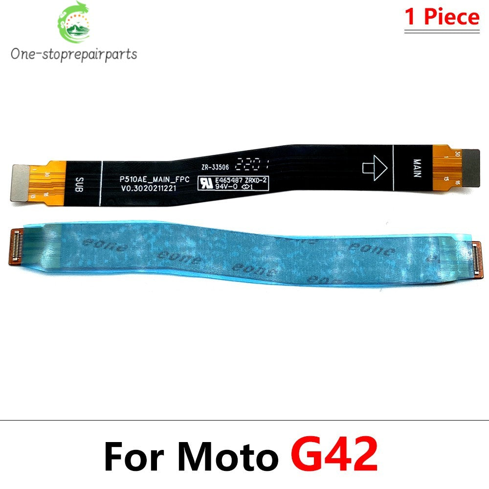 Main Board Motherboard Connector Board Flex Cable For Motorola Moto G14 G34 G54 G32 G42 G52 G62 G72 G82 G53 G73 G84 G85 5G Motorola phone repair parts