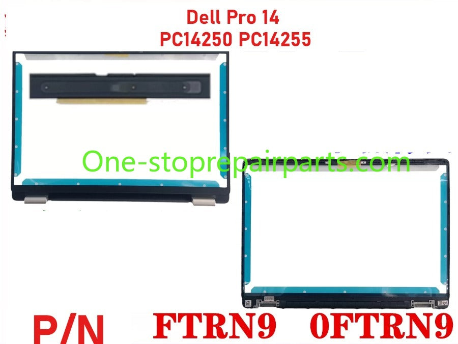 Dell Pro 14 PC14250 PC14255  lcd back cober uppler palmrest bezel bottom hinge cover keyboard touchpad 0K2C6C 0DK0V6 0MCMRV