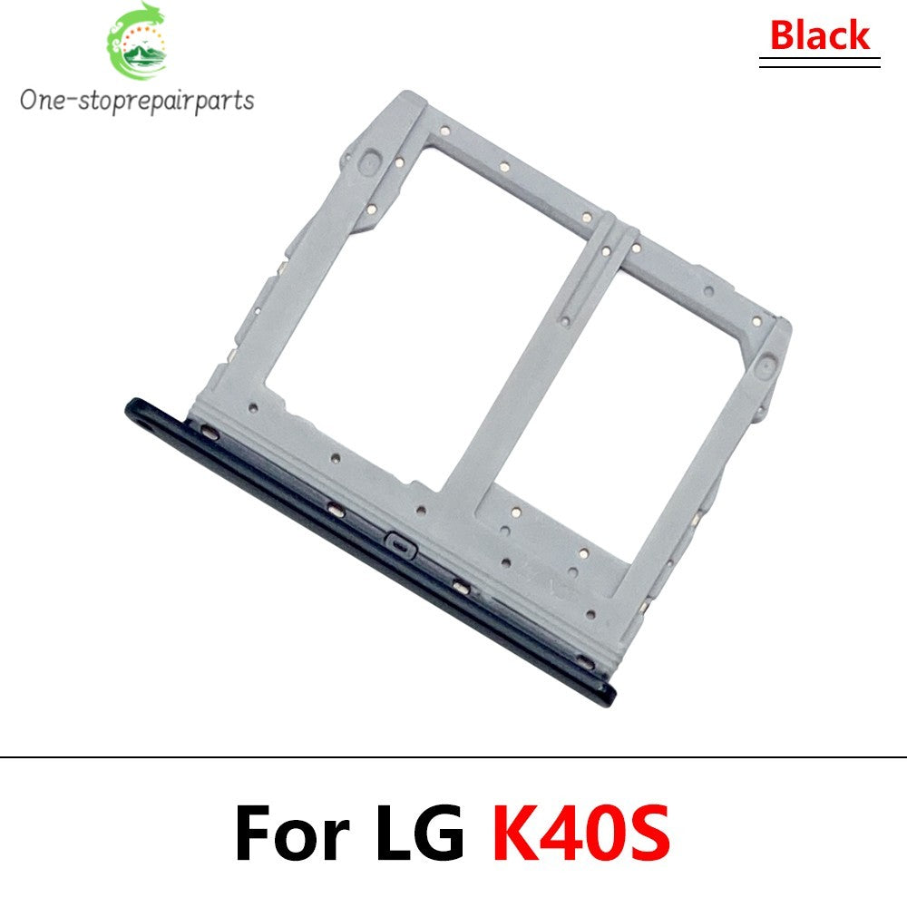 New SIM Card Tray Slot Holder Adapter Accessories For LG K22 K42 K52 K62 K41S K51 K61 K40s K12 Plus Replacement Parts  LG phone repair parts