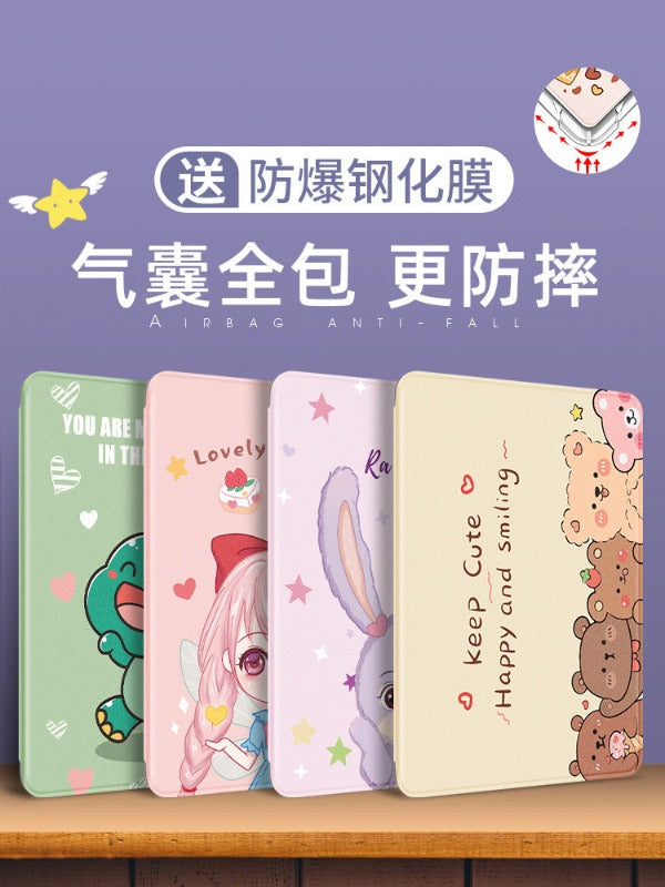 For Xiaomi tablet 7pro protective case redmipadse11 all-inclusive case 2024 new pad8/6pro silicone redmipadpro2 anti-drop pad5 computer 6spro Tablet Accessories