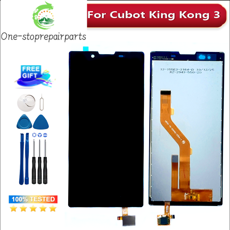 Original 5.5 Inches For Cubot King Kong 3 KingKong 3 LCD Display Touch Screen Assembly Kingkong3 +Tools Other brand Phone repair parts
