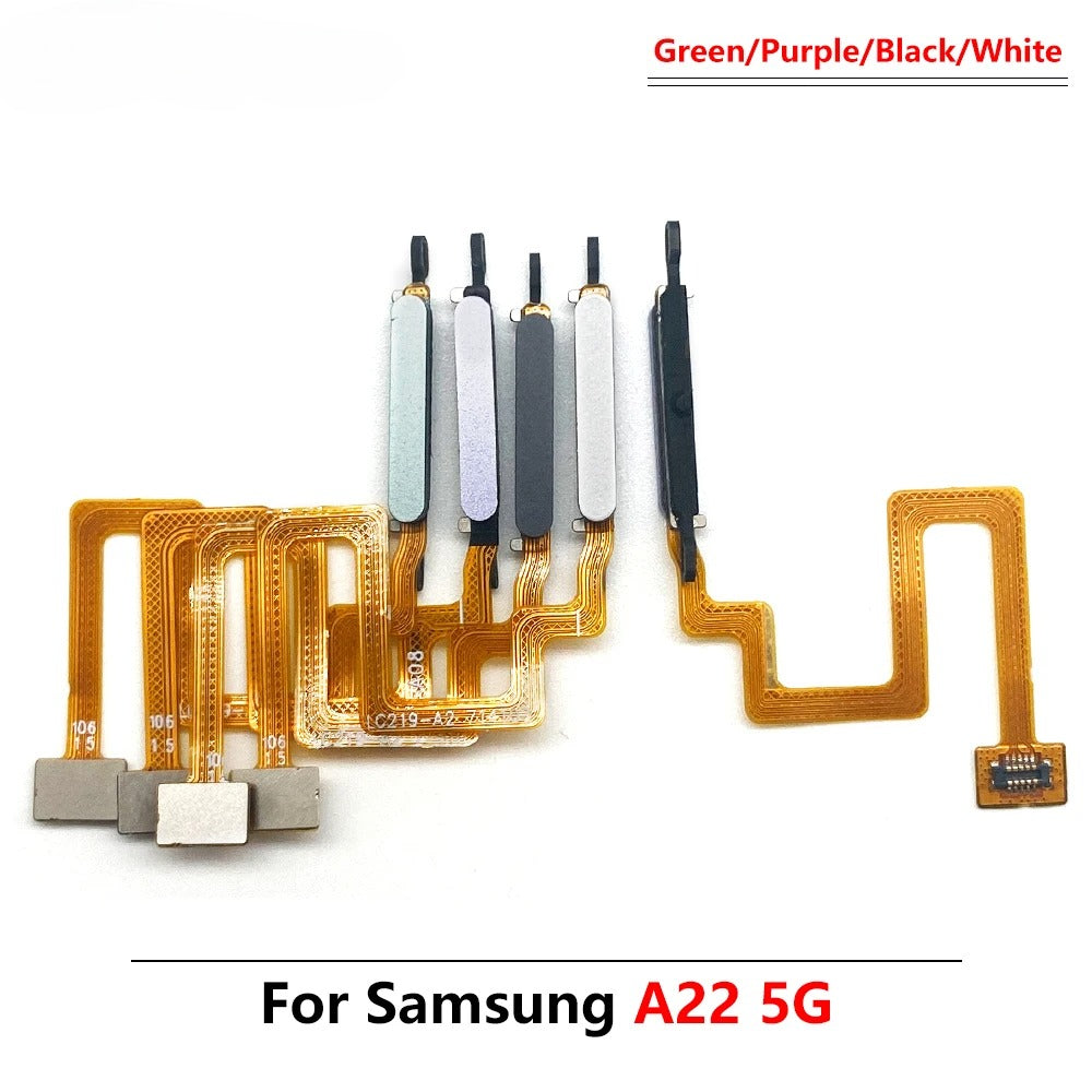 New Fingerprint For Samsung A22 A32 4G 5G ID Home Button Fingerprint Menu Return Key Recognition Sensor Flex Cable Samsung phone repair parts