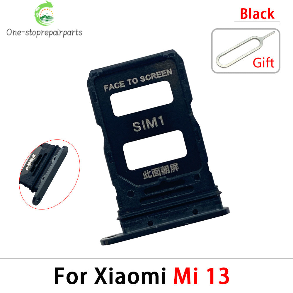 10Pcs, New For Xiaomi Mi 13 Pro / Mi 13 Lite / Mi 13T Pro SIM Card Slot SD Card Tray Holder Adapter  Xiaomi  Xiao mi phone repair parts