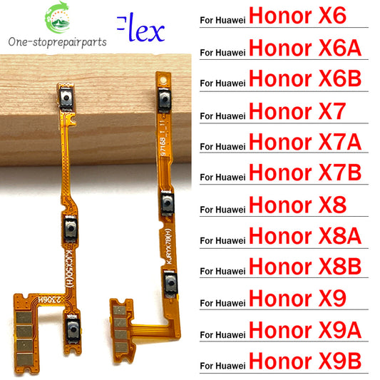 New Power Flex Cable ON OFF Switch Button Flex Cable For Huawei Honor X5 X6 X6s X6A X6B X7 X7A X7B X8 X8A X8B X9 X9A X9B 4G 5G Huawei phone repair parts