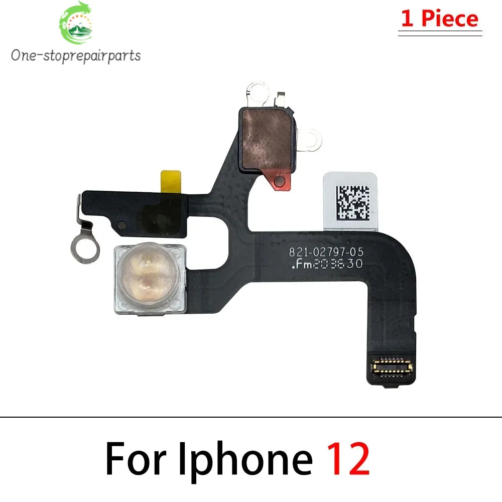 New LED Flash Light Sensor Flex Cable For iPhone 11 12 13 14 15 16 Pro Max Plus Mini Proximity Distance Ambient Repair Parts iPhone phone repair parts