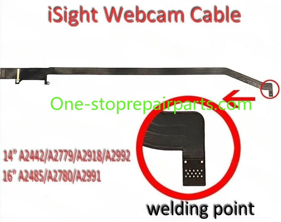 New A2485 A2780 A2991 A2442 A2779 A2918 A2992 iSight Webcam Camera Repair Cable for MacBook Pro 16.2" M1 M2 M3 2021 2023 Year Macbook repair parts