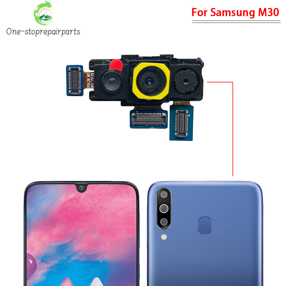 For Samsung M30 M13 M23 M53 M31 M32 M62 4G 5G Front Camera Flex With Back Rear Camera Module Flex Cable Samsung phone repair parts
