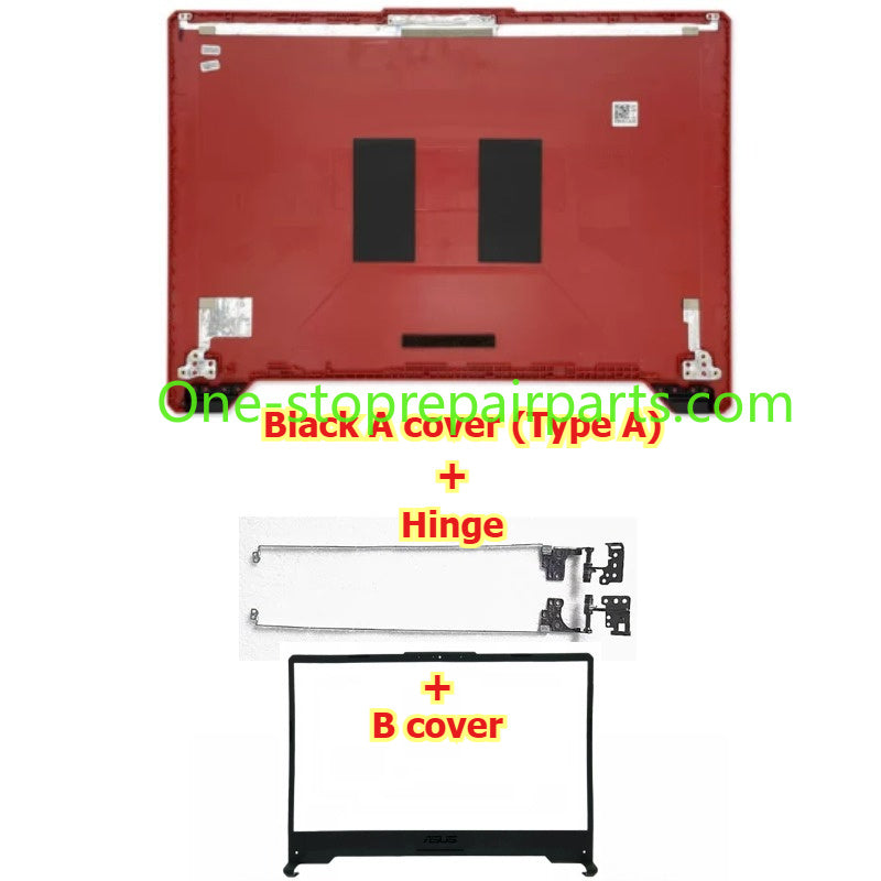Cover case for Asus TUF Gaming 8 FX506 FA506IU FA506  FA506U lcd back housing bezel frame upper top palmrest case bottom hinge