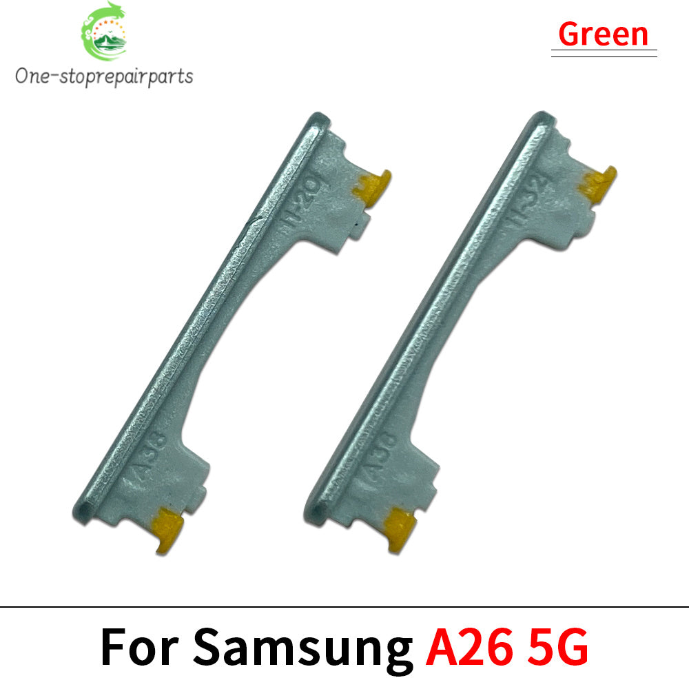 10Pcs, Power Button Volume Side Button For Samsung A06 A16 A26 A36 4G 5G Replacement Parts Samsung phone repair parts