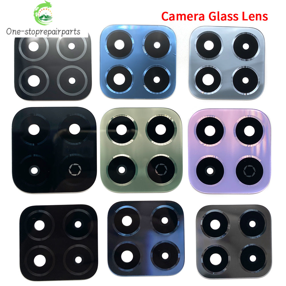 New Rear Back Camera Glass Lens For Huawei Honor X6 X6s X6B X8 5G With Adhesive Huawei phone repair parts