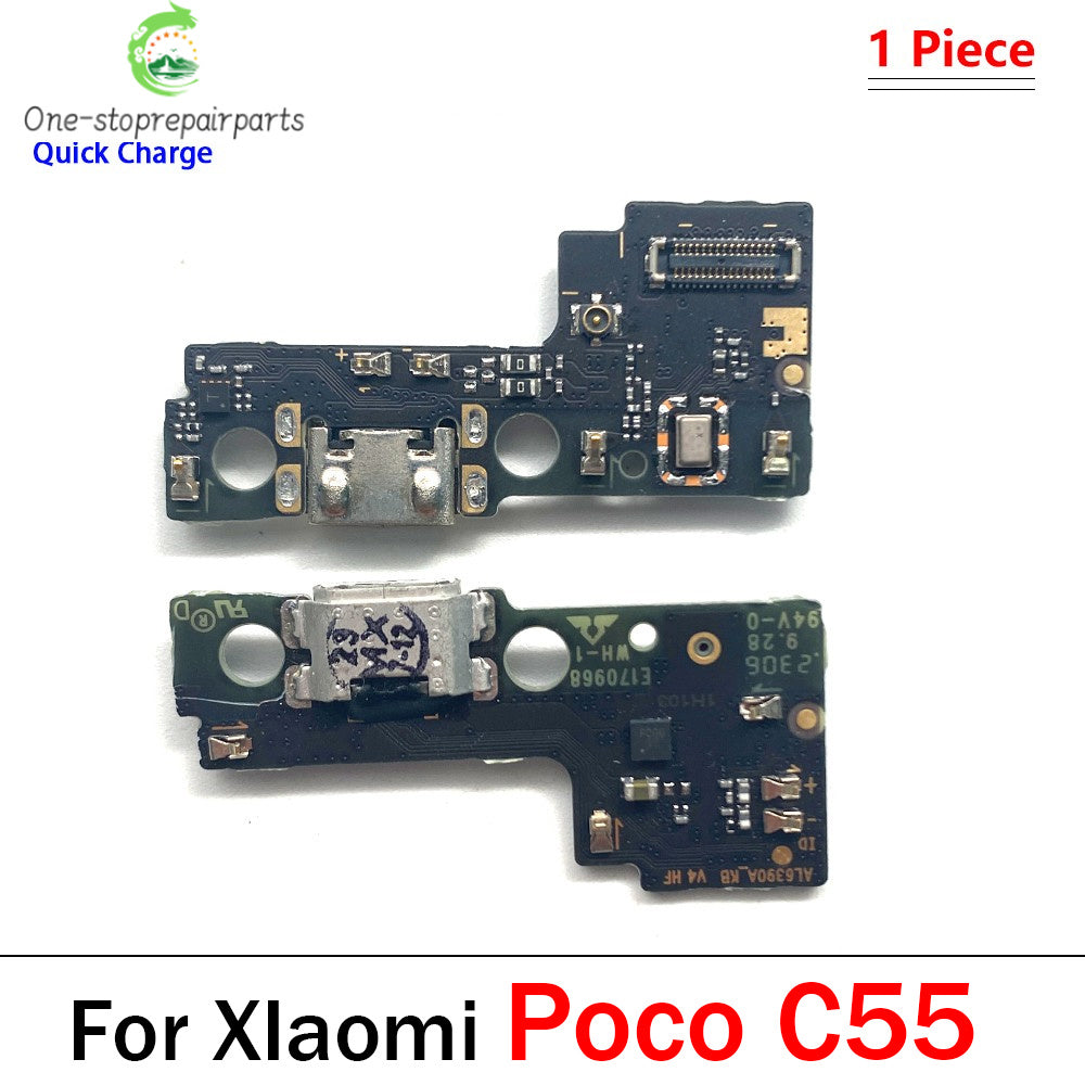 Dock Connector Micro USB Charger Charging Port Flex Cable Microphone Board For Xiaomi Poco C40 C50 C51 C61 C71 C55 C65 C75 C85  Xiaomi  Xiao mi phone repair parts