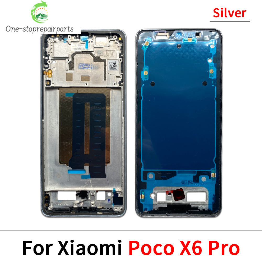 New Front Housing LCD Frame Screen Bezel Holder For Xiaomi Poco F3 F4 X3 GT M3 M4 M5s X5 X6 Pro 4G 5G Xiaomi  Xiao mi phone repair parts