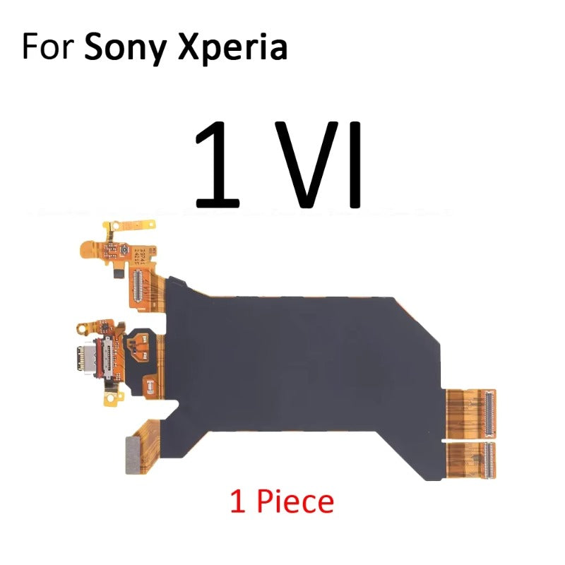 Fast Charger USB Dock Charging Dock Port Board With Mic Microphone Flex Cable For Sony Xperia 1 5 II III IV VI V Sony phone repair parts