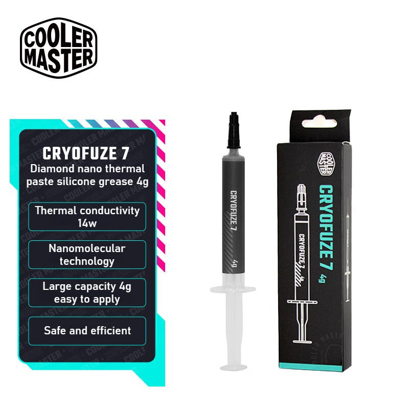 Coolermaster thermal paste CF14 silicone grease, notebook thermal paste heat dissipation glue, graphics card cpu silicone nano, beyond silver repair tools