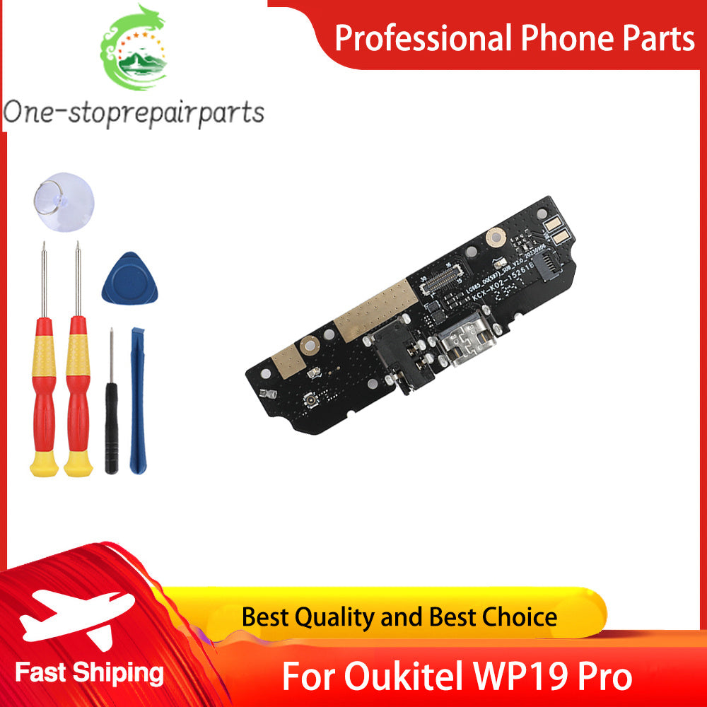 YUOYIO 100% New Original For Oukitel WP19 Pro Phone USB Charging Dock Jack Plug Connector Socket Port USB Port Charging Board Other brand Phone repair parts