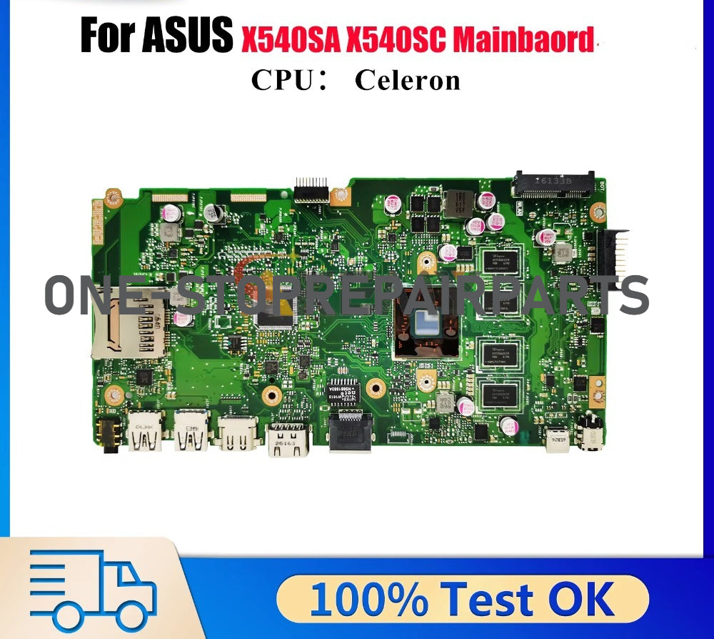 X540SA Laptop Motherboard For ASUS VivoBook A540S X540SC R540S D540S X540SA F540S X540S Notebook Mainboard With Celeron CPU STK ASUS laptop repair parts