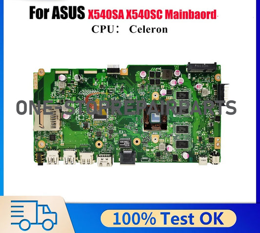 X540SA Laptop Motherboard For ASUS VivoBook A540S X540SC R540S D540S X540SA F540S X540S Notebook Mainboard With Celeron CPU STK ASUS laptop repair parts