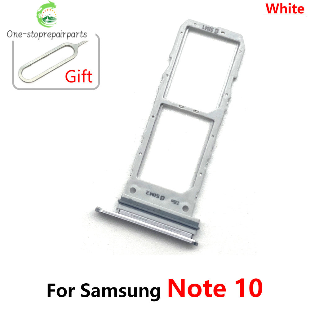 New Sim Card Tray Reader Socket Slot Holder For Samsung Note 10 Plus Lite / Note 20 Ultra Dual SIM Replacement Part Samsung phone repair parts