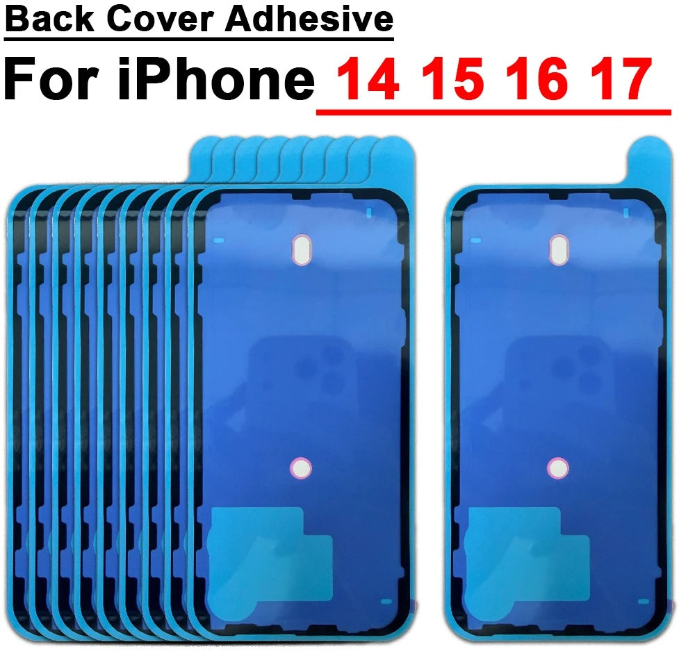 Back Cover Side Waterproof Seal Sticker For iPhone 15 16 17 Pro Max 15 Plus Air Front LCD Adhesive Seal Tape Glue Repair Sticker iPhone phone repair parts
