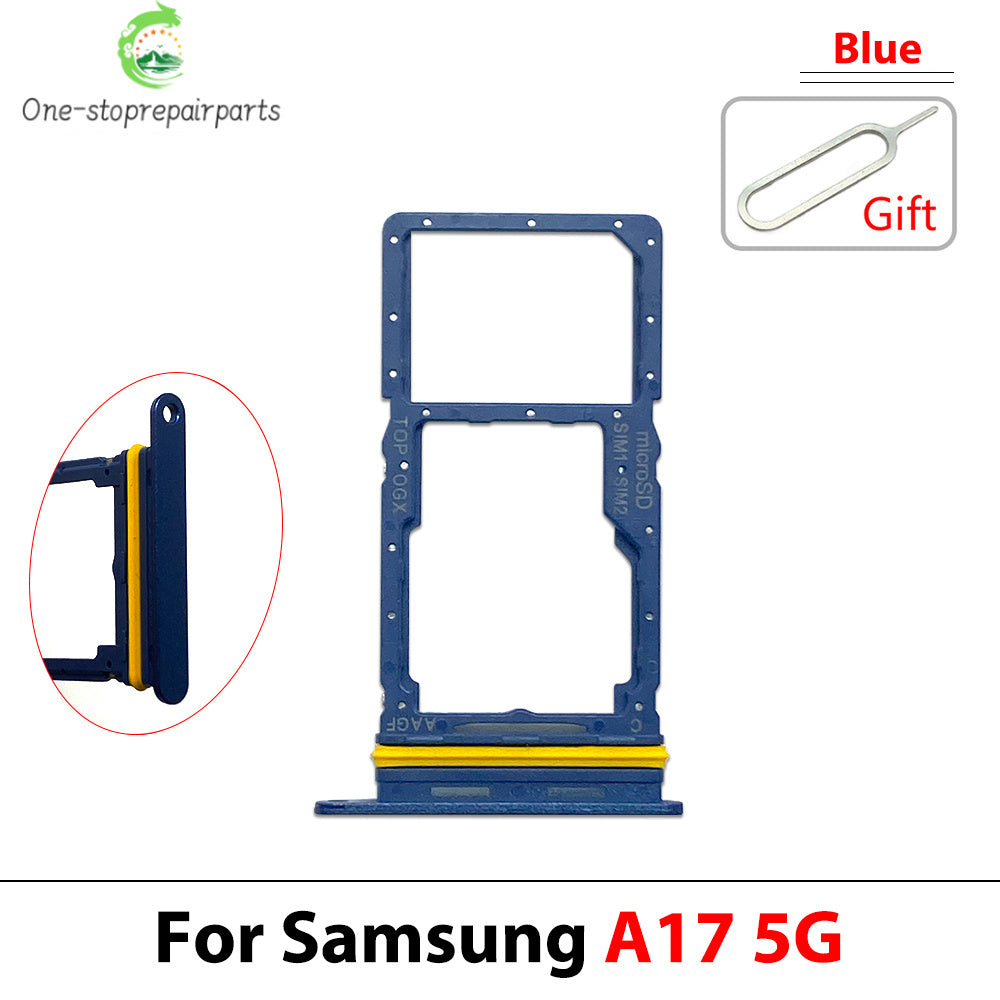 New For Samsung A07 A17 4G 5G Dual SIM Card Tray Slot Holder Adapter Accessories Samsung phone repair parts