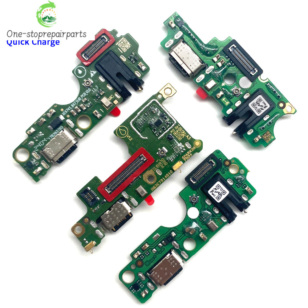 USB Charger Dock Connector Charging Port Microphone Flex Cable For Tecno Spark 10 10C 20 20C 30 30C 40 40C Pro Plus 4G 5G Tecno phone repair parts