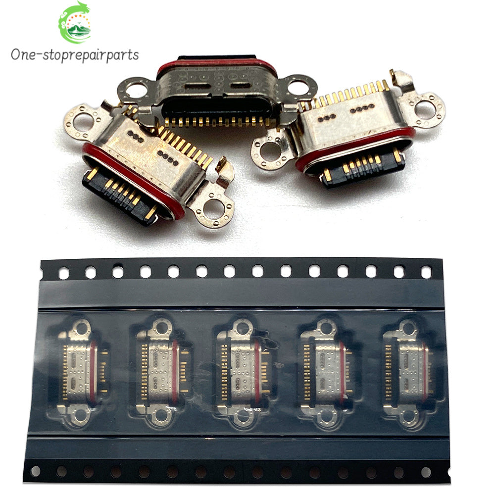 2Pcs, Charger USB Charging Port Dock Connector Socket For OPPO Reno 5 6 7 8 Pro Realme C11 C12 C15 C20 C21 C35 C21Y 5 5i 5s Realme phone repair parts