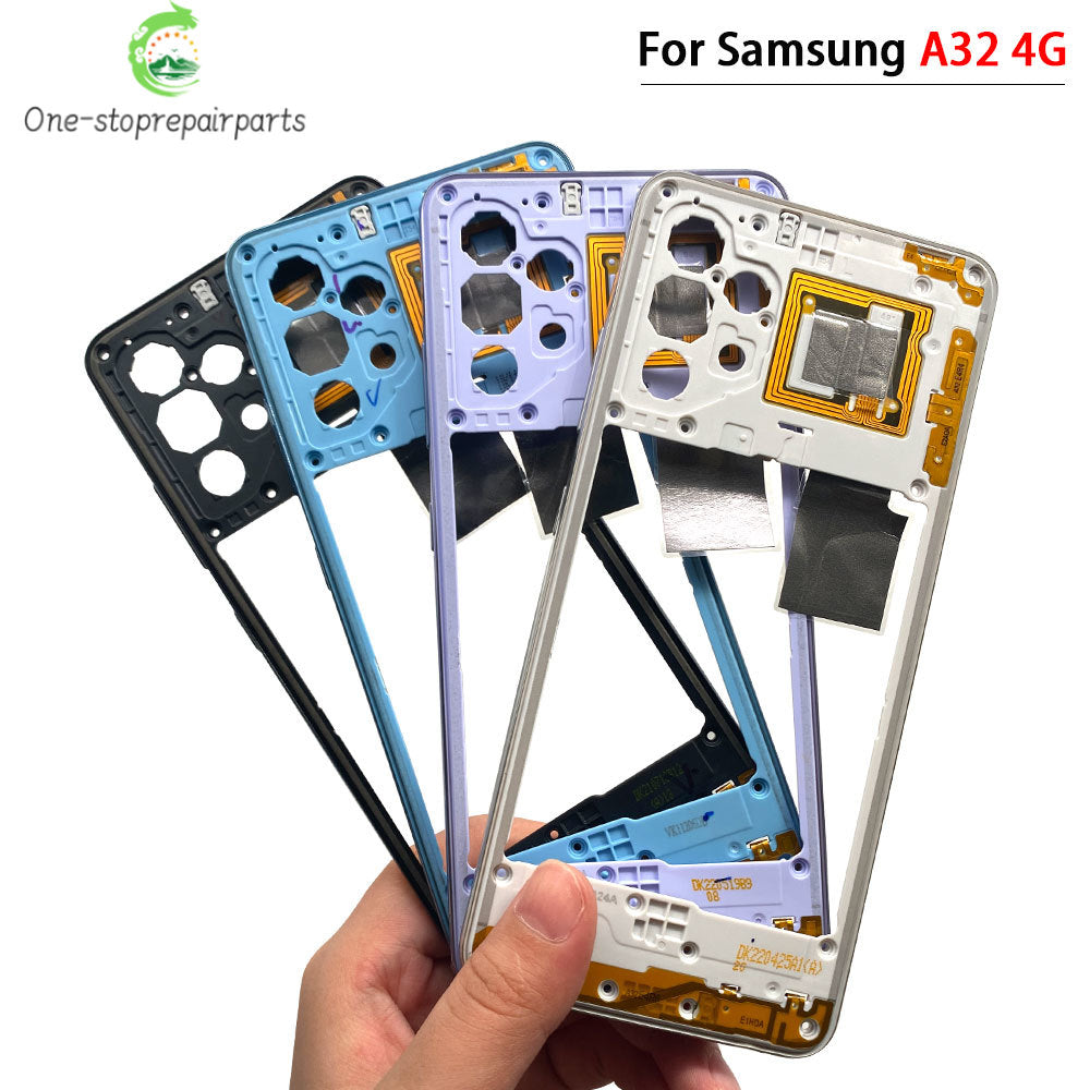 For Samsung A22 A32 4G 5G A225F A226B A325F A326B Middle Frame Holder Housing Replacement Repair Parts Samsung phone repair parts