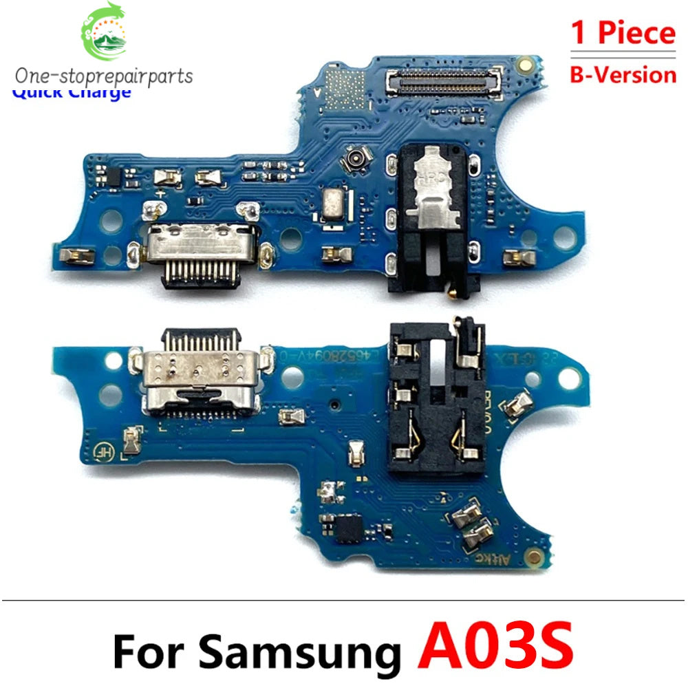 10Pcs USB Charging Port Dock Charger Connector Board Flex Cable For Samsung A22 A32 A12 A02 A03 A04 A04s A04E A05 A05s 4G 5G Samsung phone repair parts