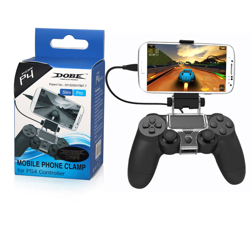 PS4 Bluetooth handle mobile phone holder PS4 Android gamepad holder PS4 mobile phone holder with OTG cable
