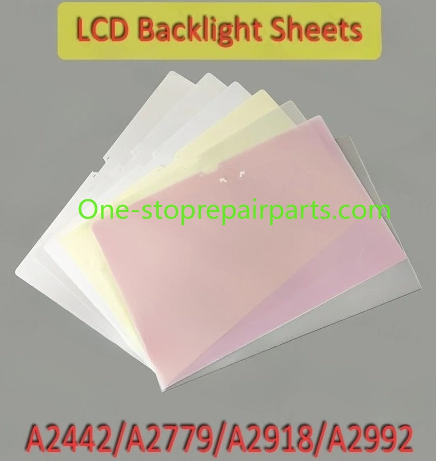 New A2442 M2 A2779 A2918 A2992 LED LCD Screen Display Rear Reflective Sheets Backlight for MacBook Pro 14.2" M1 M2 M3 Macbook repair parts