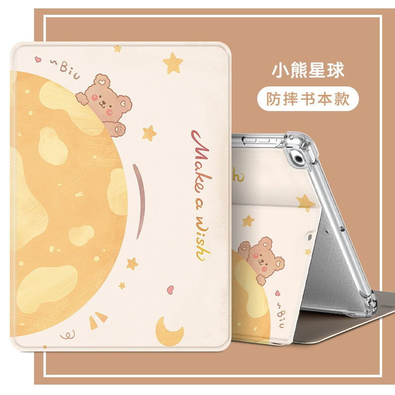 For apple ipad case air2 tablet 2026 new model 2018 silicone mini6/4 case ipad11 8 7 10th 9th generation 2025 anti-drop 2021 inch 9 all-inclusive 5 six Pro11 Tablet Accessories