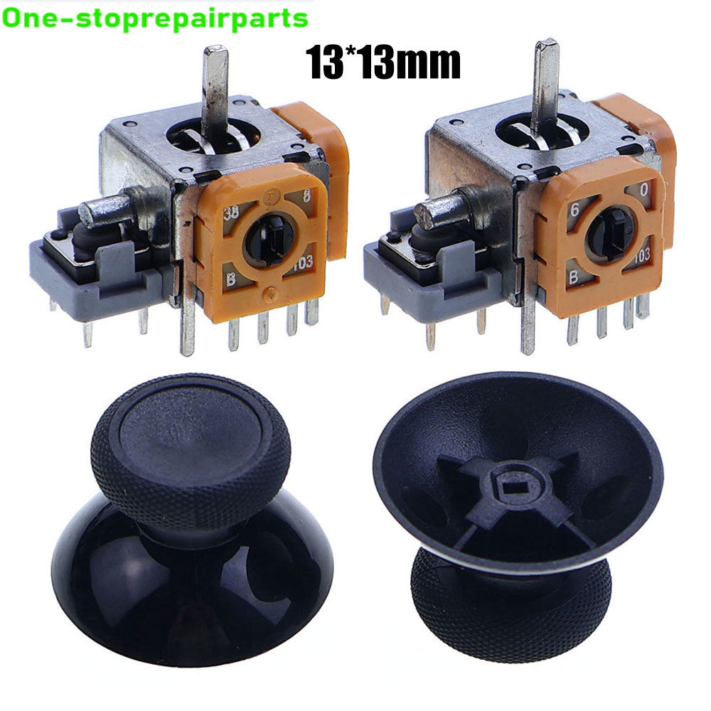 Replacement 13x13mm 3D Analog Joystick Module Sensor Thumb Grip Caps For Switch Pro PS4 Xbox One Gamepad Repair Parts Game console repair parts