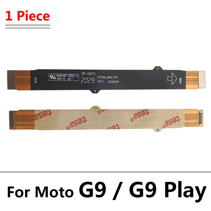 10pcs Main Board Mainboard Connect Flex Cable For Motorola Moto G8 G9 Plus Play Power One Hyper Macro Vision Fusion Plus Motorola phone repair parts