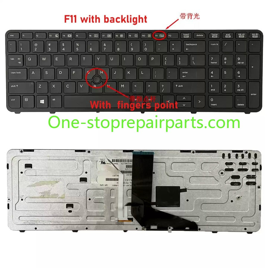 Keyboard For HP ZBOOK 15 G1 G2 ZBOOK 17 G1 G2 13M33US SK7123BL HSTNN-C76C HSTNN-C77C HP Laptop repair parts