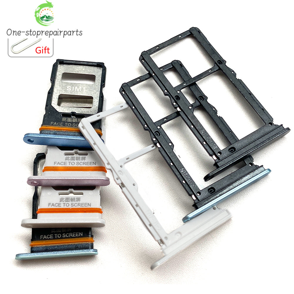 10Pcs, Micro Nano SIM Card Holder Tray Slot Holder Adapter Socket For Xiaomi Redmi Note 12 12s Pro Plus 4G 5G  Xiaomi  Xiao mi phone repair parts