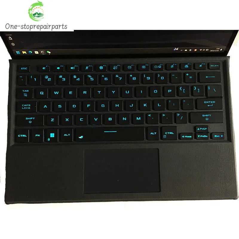 Used For ASUS ROG X Flow Z13 GZ301ZA (2022) With Backlit US Keyboard Palmrest ASUS Laptop repair parts