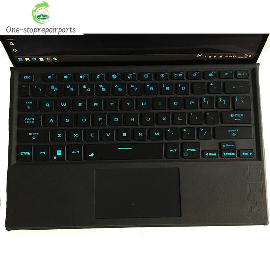 Used For ASUS ROG X Flow Z13 GZ301ZA (2022) With Backlit US Keyboard Palmrest ASUS Laptop repair parts