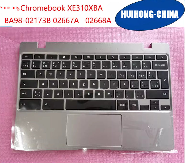 Samsung  Notebook Chromebook XE310XBA topcase Case Keyboard BA98-02668A 02670A palmrest upper case