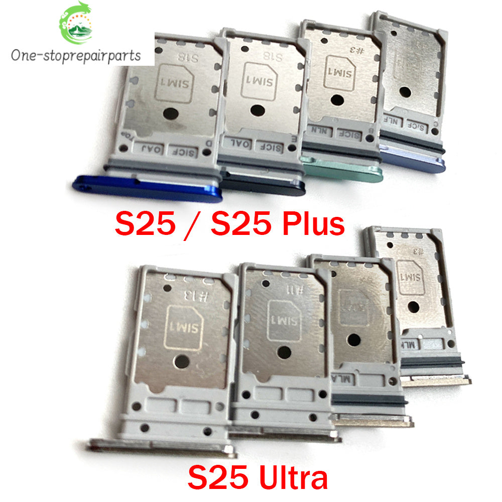 10Pcs/Lot, SIM Card Tray Slot Holder For Samsung S25 Plus Ultra Replacement Parts Samsung phone repair parts
