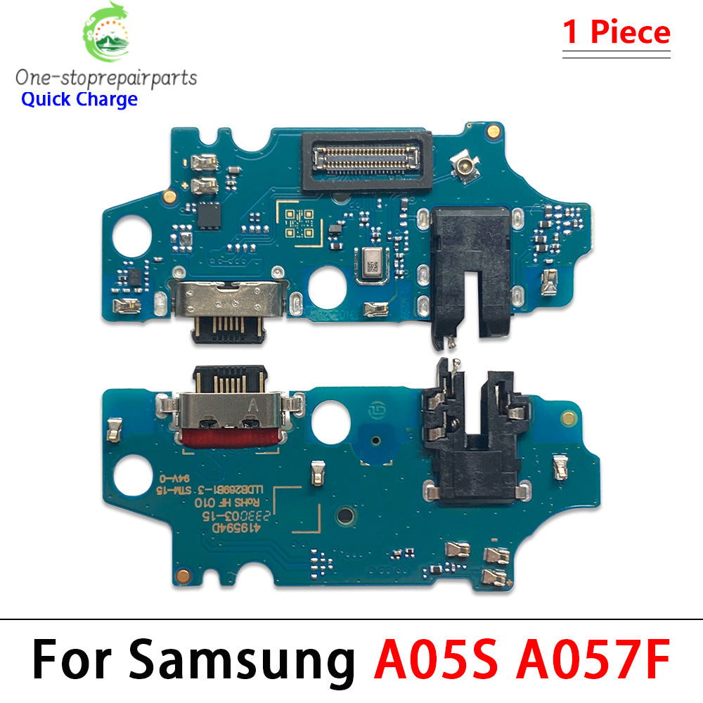 New USB Charging Port Board Flex Cable Connector Parts For Samsung A05 A05s A15 A25 A35 A55 A06 A16 4G 5G Microphone Module Samsung phone repair parts