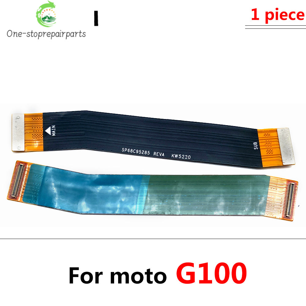 10Pcs, Main Motherboard Board Mainboard Flex Cable For Motorola Moto G31 G71 G51 G100 G60 G50 G52 G62 G60s G200 G32 G82 G53 5G Motorola phone repair parts