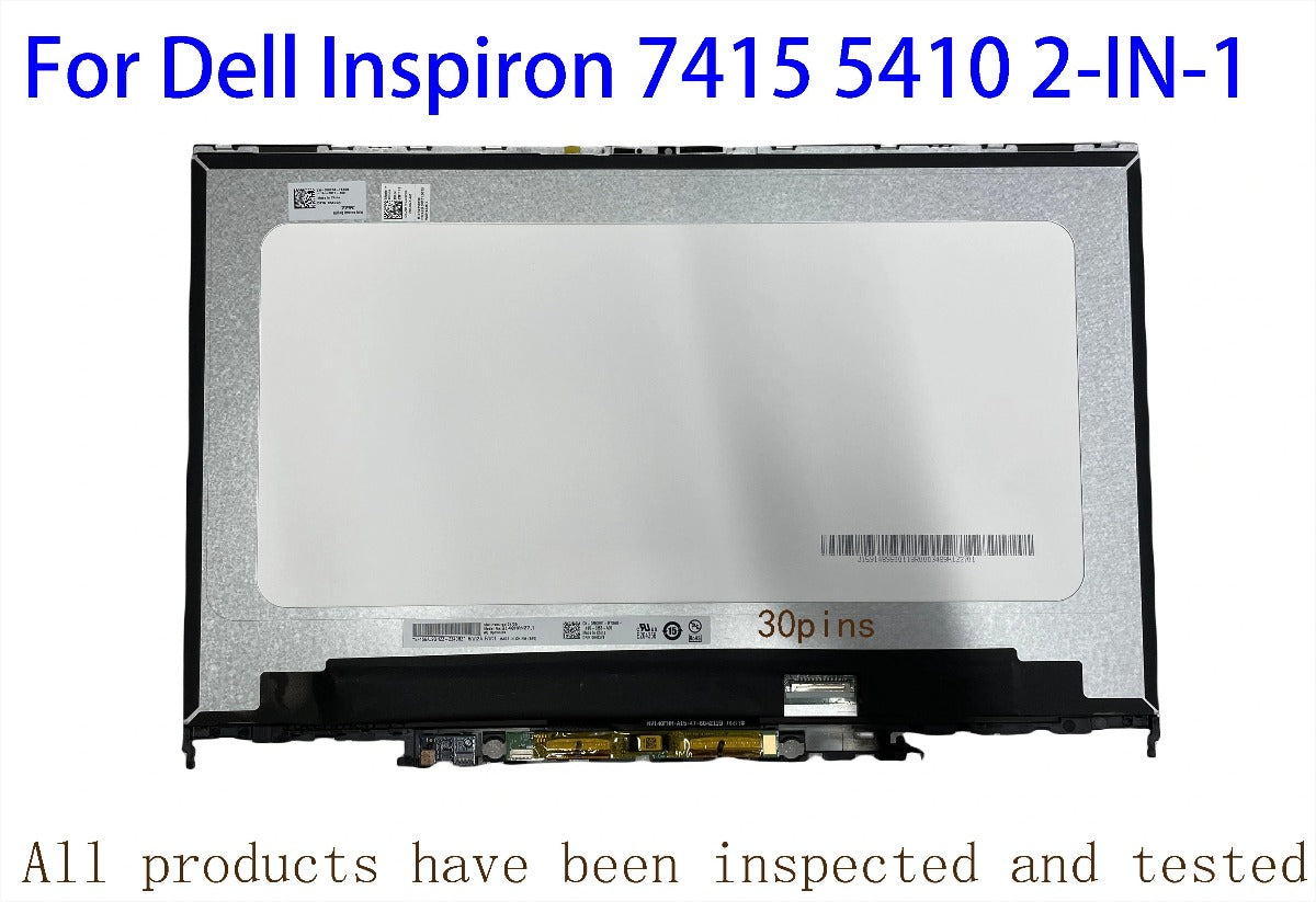 14 inch Touch Screen For Dell Inspiron 5410 7415 2-IN-1 P147G P147G001 P147G002 Digitizer Replacement Assembly With Frame FHD Dell laptop repair parts