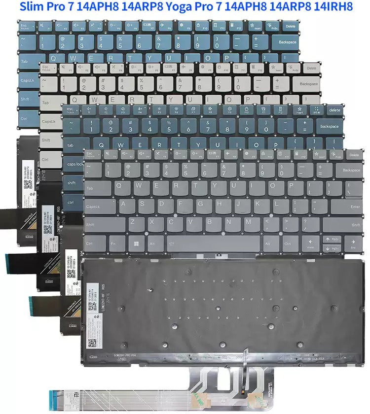 NEW Laptop Keyboard For Lenovo Yoga Slim 7 14APU8 14IMH9 14Q8X9 2023 Yoga Pro 7 9 14IRP8 2023  Yoga Pro 7 14IMH9  Type 83E2 5CB1P53806 Lenovo laptop repair parts
