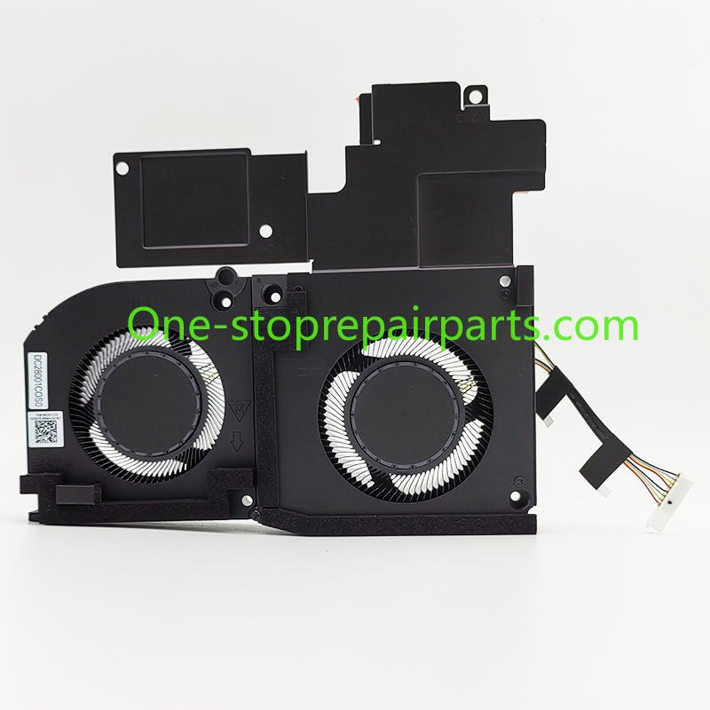 Laptop CPU GPU cooling fan thermal heatsink with circular fan For DELLPro Max 16 Plus MB16250 Precision 7690 0CHM9R 0WDXF1 0W7WHG 0W7WHG 0M87VT 0M87VT UMA cooling systems heat sink module Dell laptop repair parts