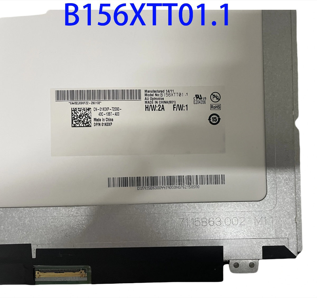 15.6inch Laptop LCD Touch Screen B156XTT01.1 LTN156AT36-D01 For Dell Inspiron 3000 Series 15-3541 3542 3543 5547 5548 1366x768 Dell laptop repair parts
