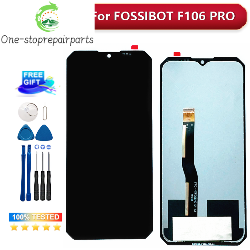 100% Test Original F106 Pro For FOSSIBOT F106 PRO LCD Display Touch Screen Digitizer For FOSSIBOT f 106 Pro Assembly Replacement Other brand Phone repair parts