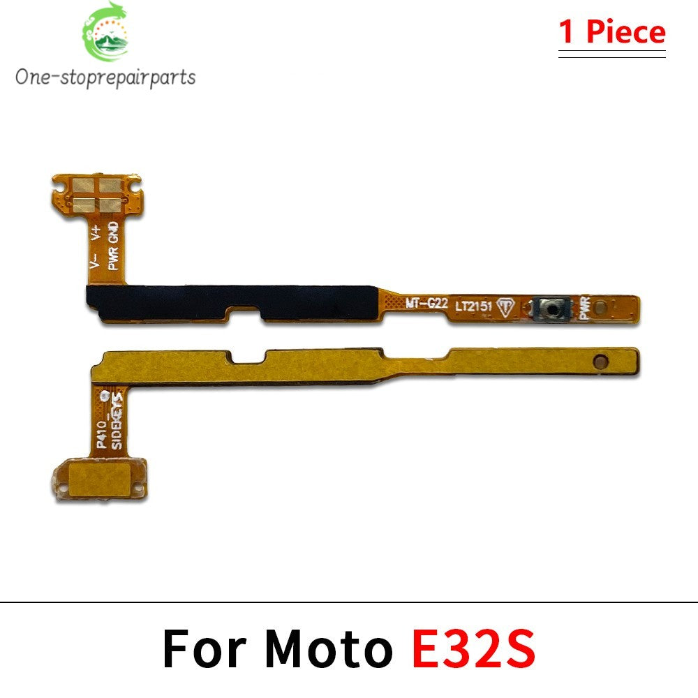 Power On Off Volume Button Key Flex Cable For Motorola Moto E20 E30 E40 E13 E14 E15 E22 E22i E23 E32 E32s Motorola phone repair parts
