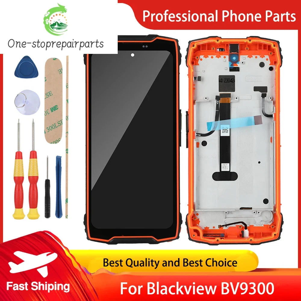 New Original Touch Screen for Blackview BV9300 Pro 2388x1080 6.7 Inch LCD Display Digitizer Assembly with Frame and Tool Blackview phone repair parts
